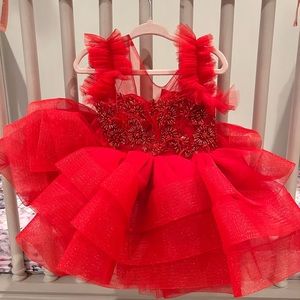 Christmas couture dress